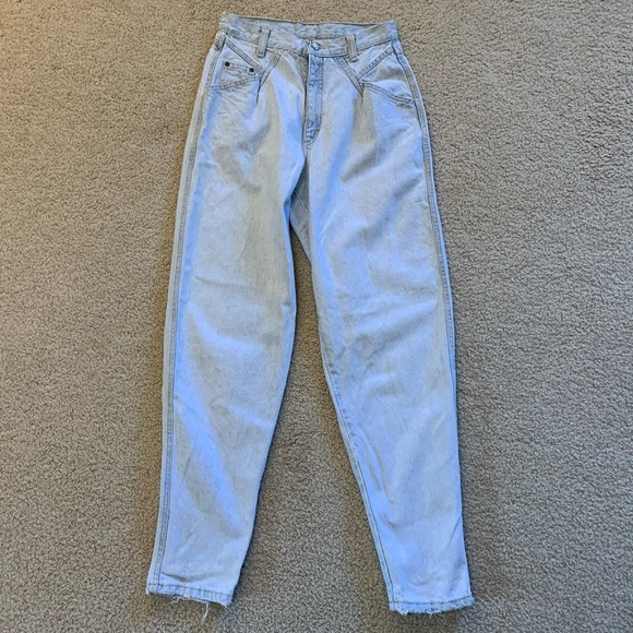 1990s Faded Distressed Zena Jeans. - Picture 1 of 13